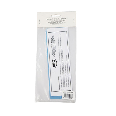 XMAS FOREST STENCIL 187X46MM (#102980)