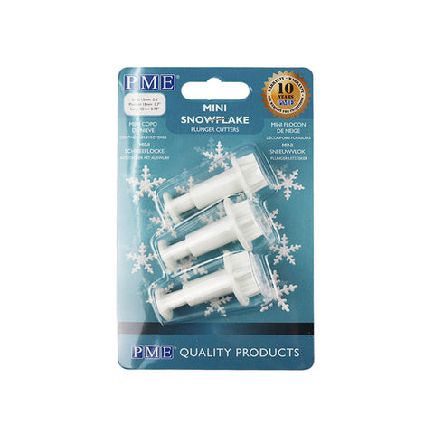 PLUNGER CUTTER SNOWFLAKE S/M/L SET OF 3PC (#102990)