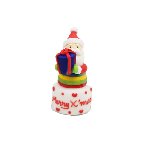 DECOR ICING SANTA MEDIUM 6.7X3.5CM 1001 (#103036)