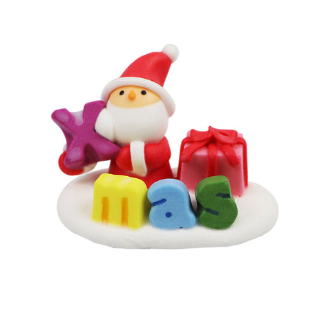 DECOR ICING SANTA MEDIUM 4.1X6.3CM 1641 (#103040)