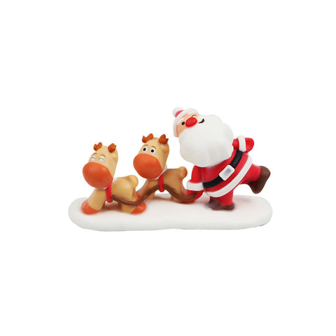 DECOR ICING SANTA LARGE 6.3X11.1CM 1920 (#103056)
