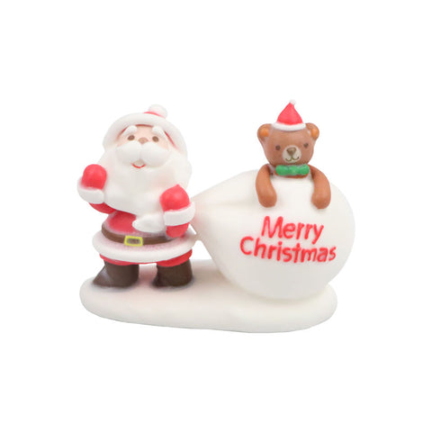 DECOR ICING SANTA LARGE 7.3X8.8CM 1916 (#103067)