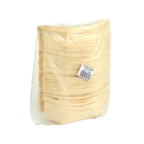 WOODEN BOAT DISPOSABLE 6.5" 100PC (#103075)