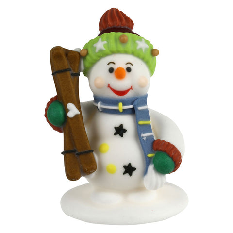 DECOR ICING SNOWMAN MEDIUM 5.8X4.1CM 721 (#103108)