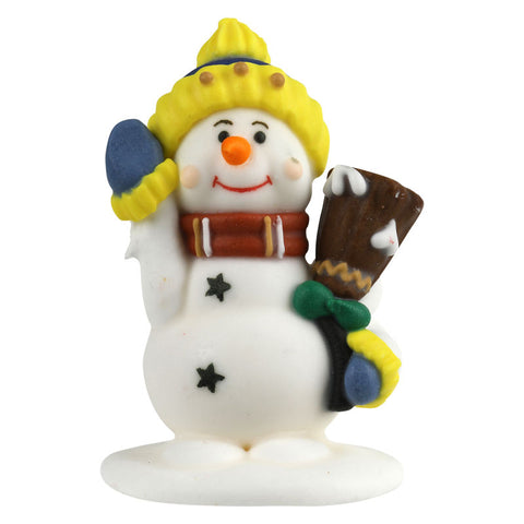 DECOR ICING SNOWMAN MEDIUM 5.4X4.3CM 720 (#103110)
