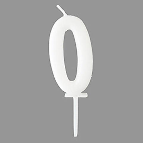 PASTEL NUMBER CANDLE 0/TOMIZ (#103200)