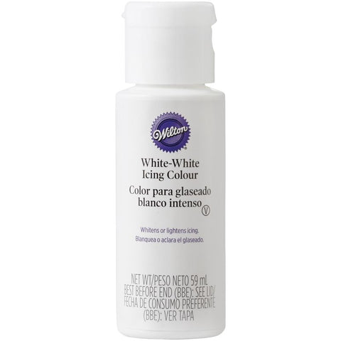 ICING COLOUR LIQUID WHITE WHITE 03-640 (BOTX2OZ) (#103268)