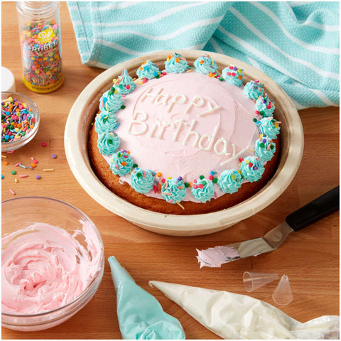 DISPOSABLE ROUND PAN W LID 8" 1912-4288 2PC (#103397)