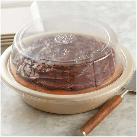 DISPOSABLE ROUND PAN W LID 8" 1912-4288 2PC (#103397)