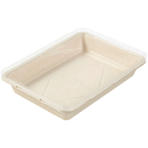 DISPOSABLE OBLONG PAN W LID 9X13" 1912-4287 (#103402)