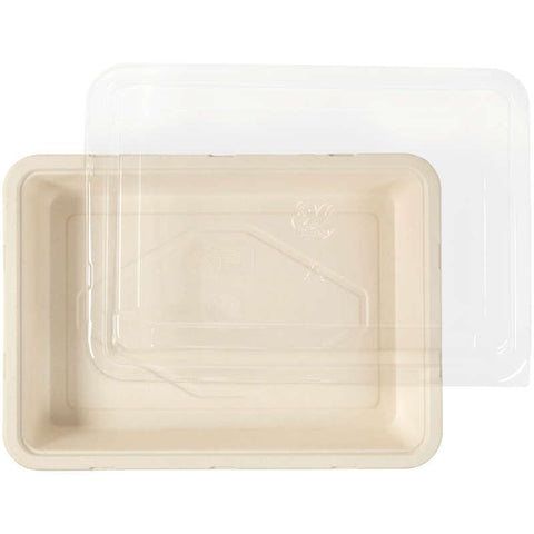 DISPOSABLE OBLONG PAN W LID 9X13" 1912-4287 (#103402)