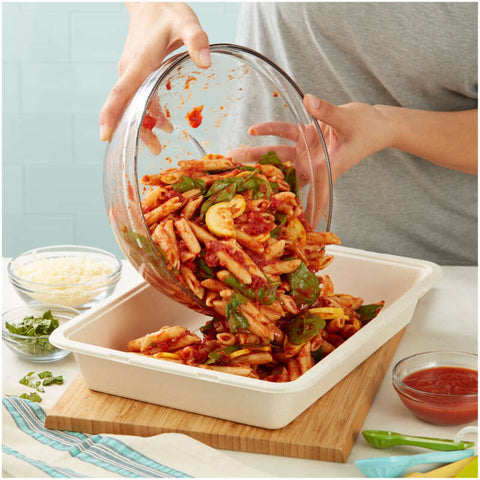 DISPOSABLE OBLONG PAN W LID 9X13" 1912-4287 (#103402)