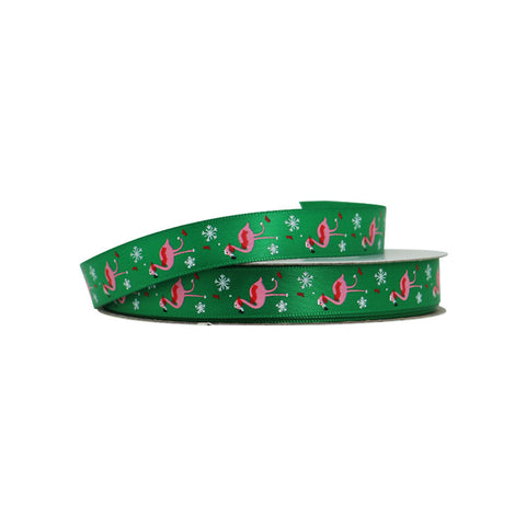 RIBBON GREEN FLAMINGO 13MMX25M (#103407)