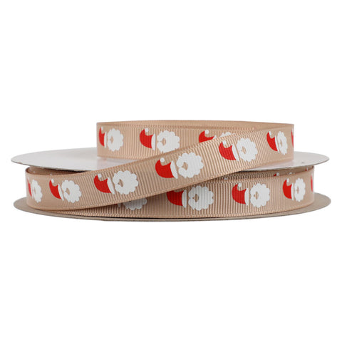 RIBBON GOLD SANTA 13MMX25M (#103413)