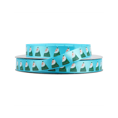RIBBON BLUE SANTA 13MMX25M (#103414)