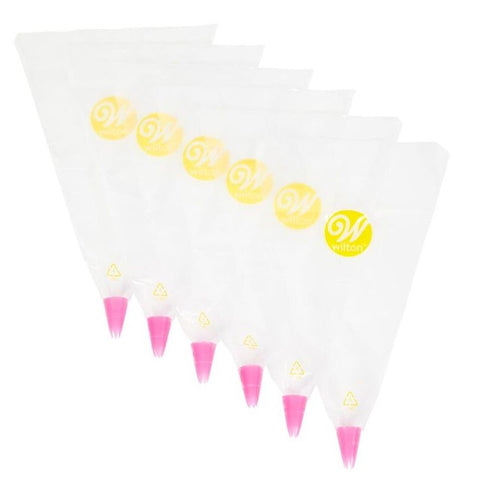 DISPOSABLE PIPING BAG W TIP 6SET 2104-6882 (#103434)