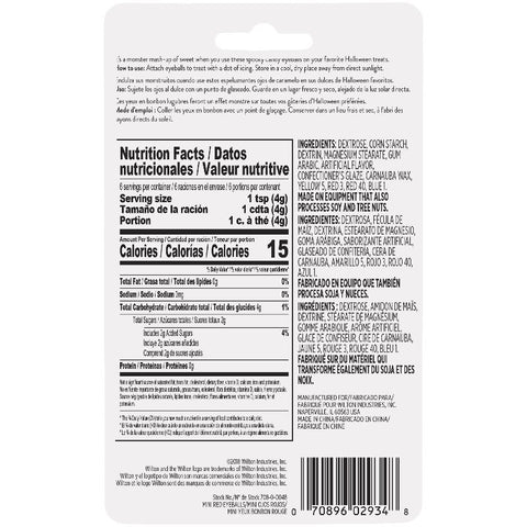 RED MINI CANDY EYEBALL 708-0-0048 (#103441)