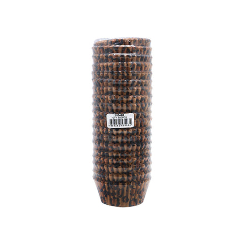 BAKING CASES GREASEPROOF 110MM LEOPARD 500PC (#103486)