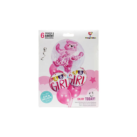 BALLOON BABY GIRL SET (#103514)