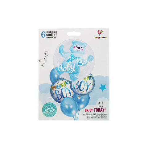BALLOON BABY BOY SET (#103515)