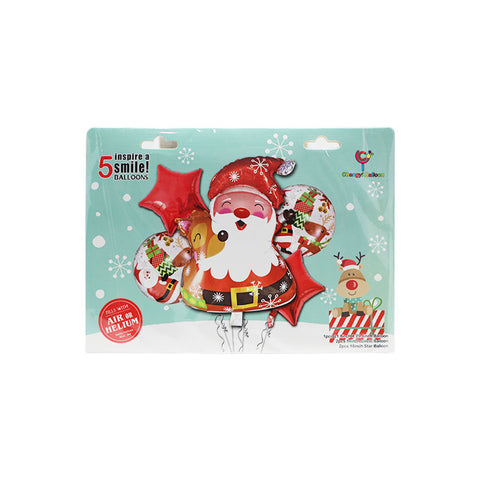 BALLOON CHRISTMAS SANTA SET (#103517)