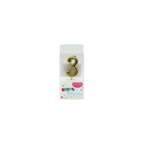 CANDLE GOLD 3 (#103529)