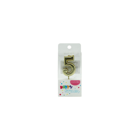CANDLE GOLD 5 (#103531)