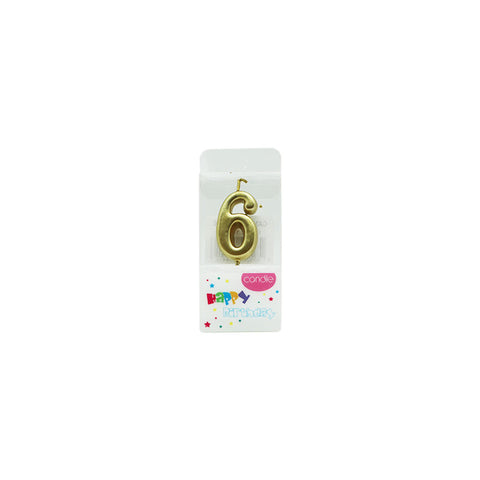 CANDLE GOLD 6 (#103532)