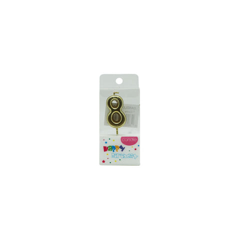CANDLE GOLD 8 (#103534)