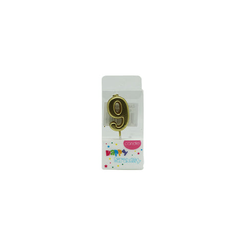 CANDLE GOLD 9 (#103535)