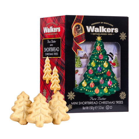 MINI XMAS TREE SHORTBREAD 150G/WALKER (#103539)