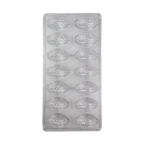 COCOA BEAN B CHOCOLATE MOULD 14CAV (#103556)