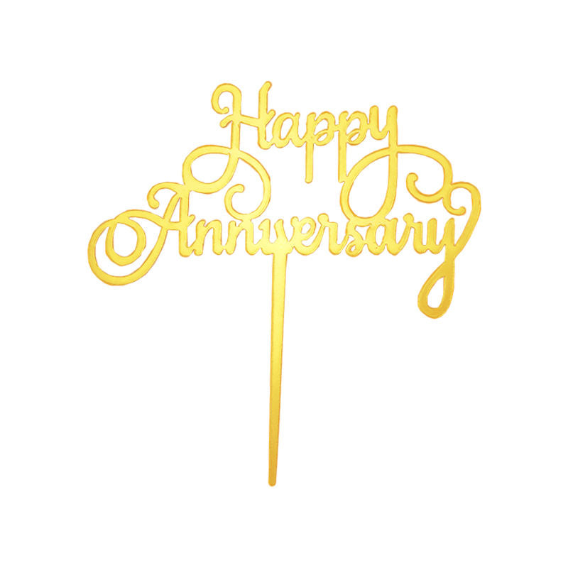 HAPPY ANNIVERSARY ARCYLIC INSERT (