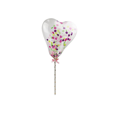 BALLOON HEART PINK DECOR INSERT (#103576)