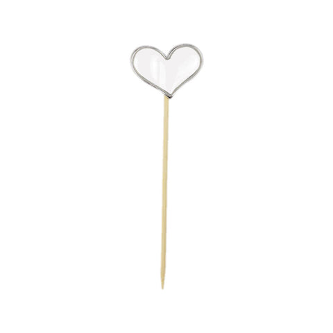 LOVE SILVER DECOR INSERT 5PC (#103579)
