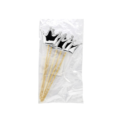 CROWN SILVER DECOR INSERT 5PC (#103582)