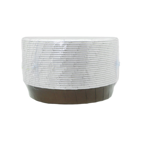 SOUFFLE BAKING PAN 15X3.5CM BROWN 25PC (#103606)