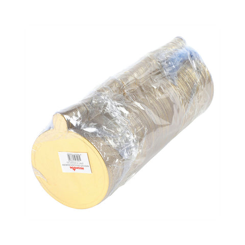 PAPER PLATE ROUND GOLD 8CM 200PC (#103628)