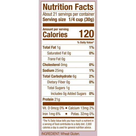 GLUTEN FLOUR/BOB'S R M 20OZ (#103641)