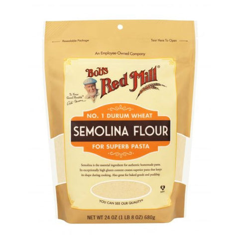 SEMOLINA PASTA FLOUR BOB'S R M 24OZ (#103646)