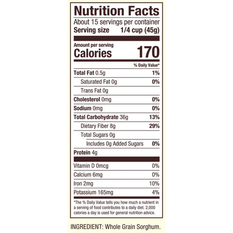 GF SWT WHITE SORGHUM GRAIN 24OZ (#103651)