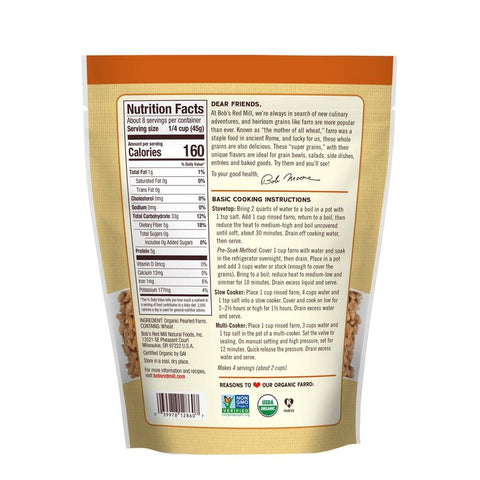 FARRO ORG/BOB'S RED MILL 24OZ (#103658)