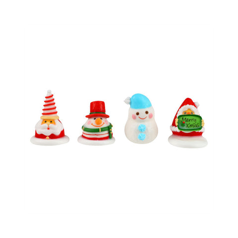 DECOR ICING SANTA & SNOWMAN SET 1 (#103696)