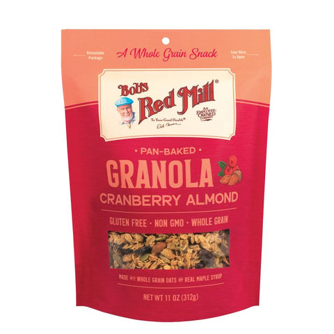 GLUTEN FREE GRANOLA CRANBERRY ALMOND 11OZ (#103770)