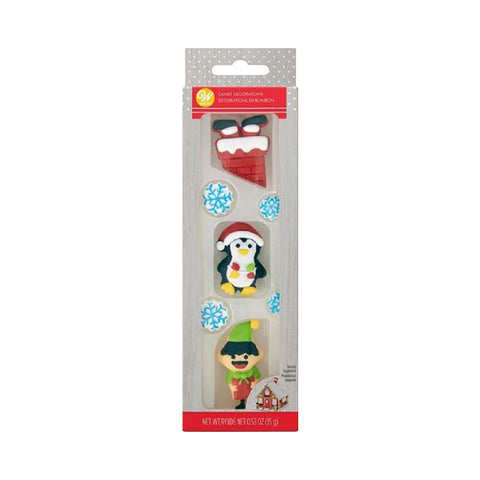 XMAS SANTA & HELPER ICING DECOR 708-0-0077 (#103782)