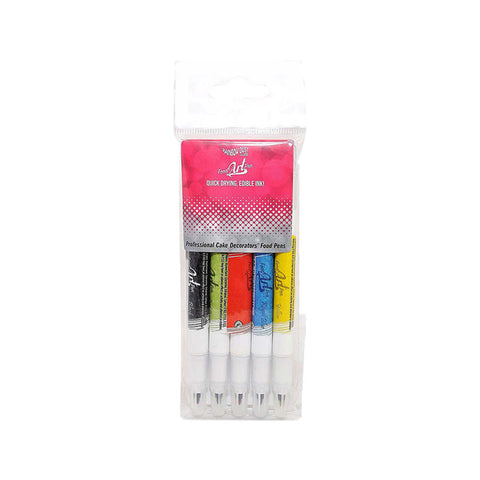 EDIBLE PEN COLOR DOUBLE SIDED - 5 COLOR (#103832)
