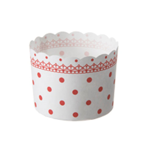 DISPOSABLE MUFFIN CUP WHITE 10PC (#103853)