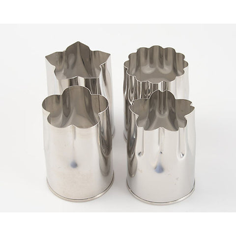 COOKIE CUTTER VEGETABLES BIG 4PC (#103859)