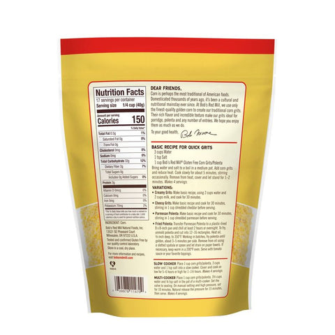 GF CORN GRITS/POLENTA 24OZ (#103910)