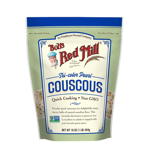 TRI-COLOR PEARL COUSCOUS 16OZ (#103913)